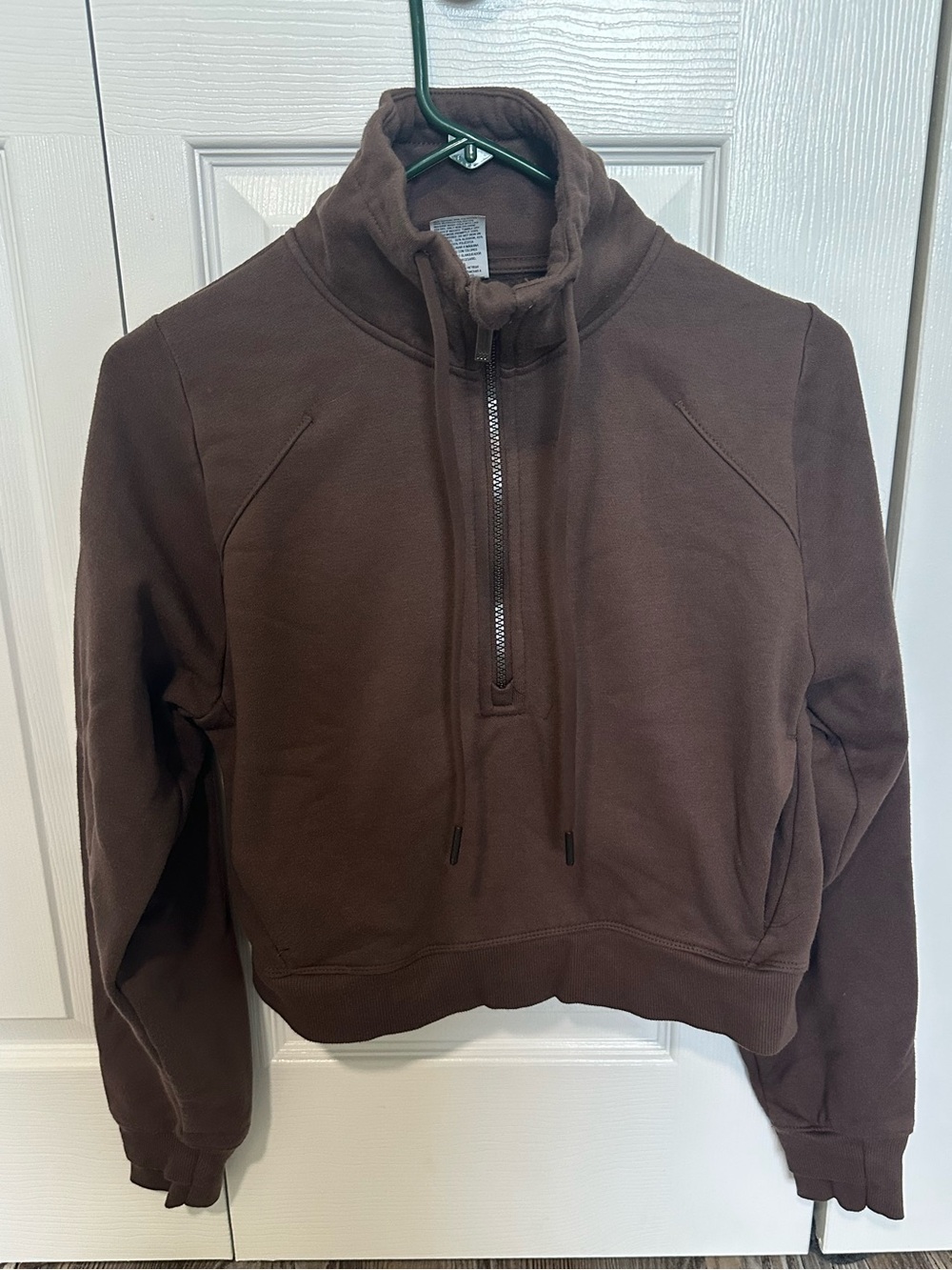 all in motion Brown Fleece Pullover with Half-Zip